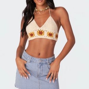 EDIKTED - Jeanie Crochet Top (NEW WITH TAGS!)